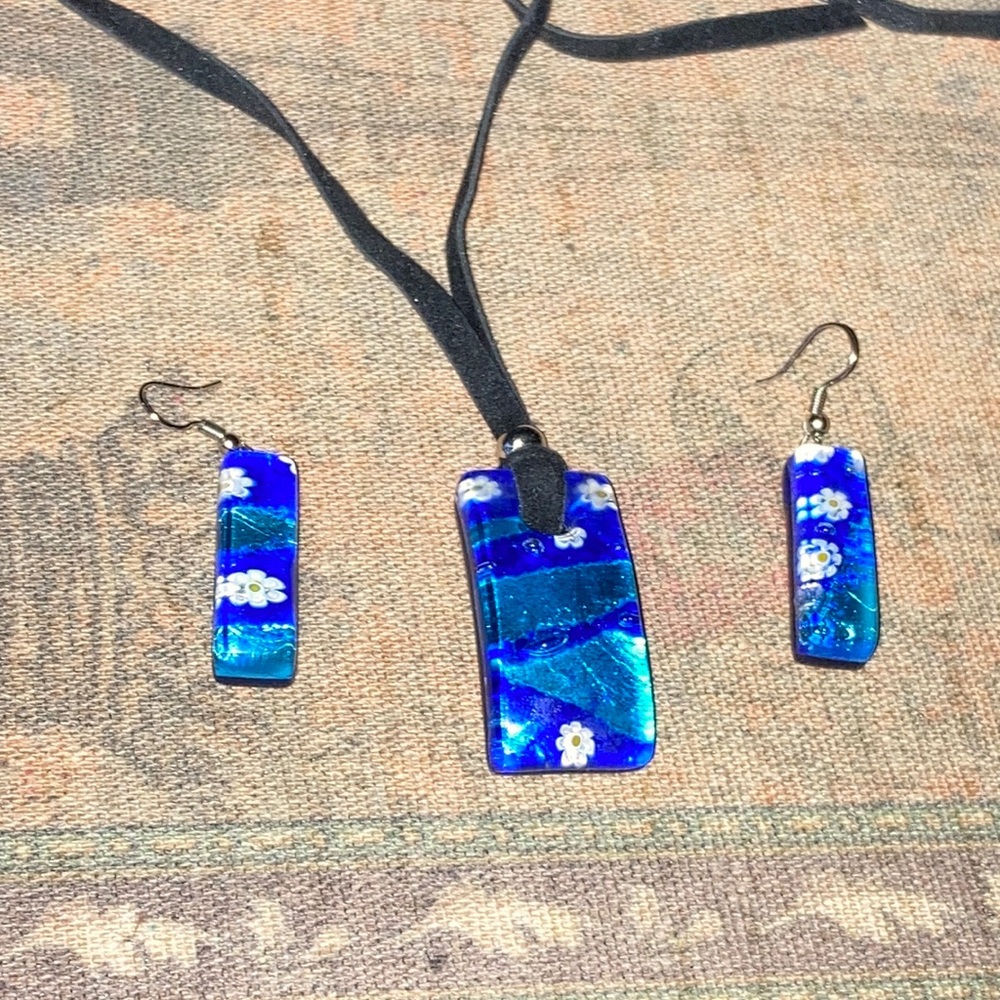 Murano 🇮🇹 Neaklace and earring set